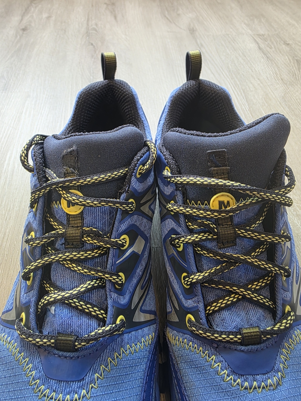 MERRELL Capra Bolt Hiking Shoes Women’s 9 Blue Lace Up J35468 Excellent - Picture 3 of 6